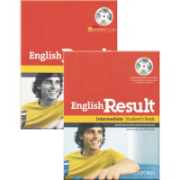 Комплект учебник и рабочая тетрадь English Result Intermediate Student's Book and Workbook