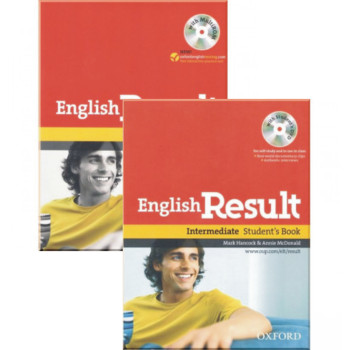 Комплект учебник и рабочая тетрадь English Result Intermediate Student's Book and Workbook