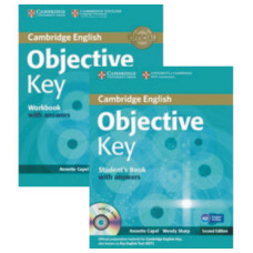 Комплект учебник и рабочая тетрадь Objective Key Second Edition Student's Book with answers and Workbook with answers