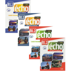 Комплект учебник и тетрадь Écho 2e Édition B1.1 at B1.2 Livre de l'élève at Cahier d'exercices