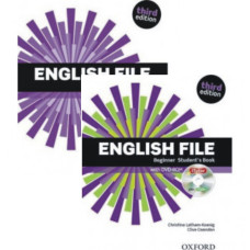 Комплект учебник и тетрадь English File 3rd Edition Beginner Student's Book and Workbook with Key