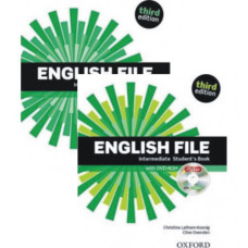 Комплект учебник и тетрадь English File 3rd Edition Intermediate Student's Book and Workbook with Key