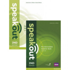 Комплект учебник и тетрадь Speakout 2nd Edition Pre-Intermediate Student's Book and Workbook with Key