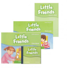 Комплект учебник, книга для учителя, карточки и диски Little Friends Class Book, Teacher’s Book, Flashcards and Audio CD