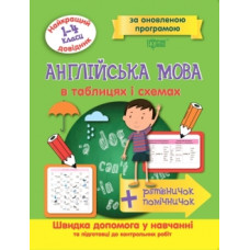 Книга  Английский язык в таблицах и схемах 1-4 классы