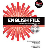 Рабочая тетрадь English File 3rd Edition Elementary Workbook with Key