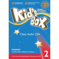 Диски Kid's Box Updated Second edition 2 Class Audio CDs (4)